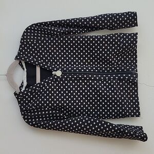 Peekaboo beans girls 4t zip sweater with thumb holes.